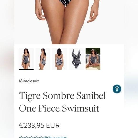 MAGICSUIT Tigre Sombre Sanibel One Piece Swimsuit Size US14 - Picture 14 of 14